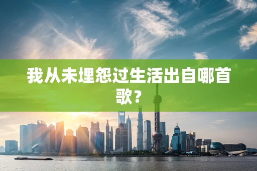我从未埋怨过生活出自哪首歌？