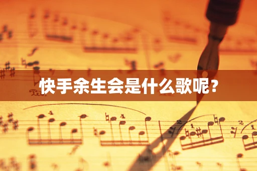 快手余生会是什么歌呢？