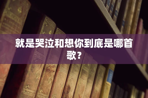 就是哭泣和想你到底是哪首歌？