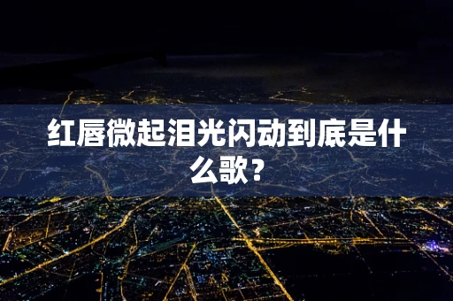 红唇微起泪光闪动到底是什么歌？