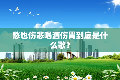 愁也伤悲喝酒伤胃到底是什么歌？