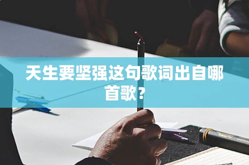 天生要坚强这句歌词出自哪首歌？