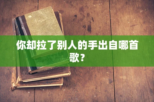 你却拉了别人的手出自哪首歌？