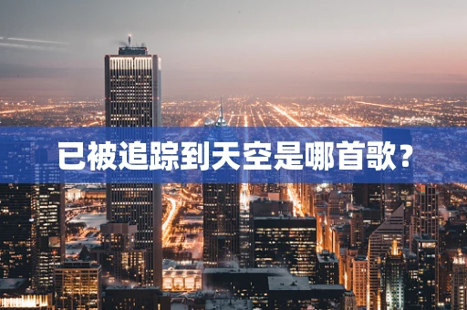 已被追踪到天空是哪首歌？