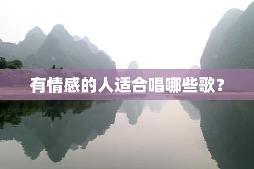 有情感的人适合唱哪些歌？