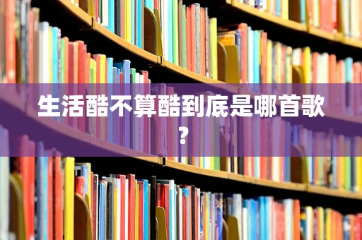 生活酷不算酷到底是哪首歌？
