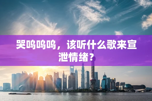 哭呜呜呜，该听什么歌来宣泄情绪？