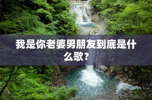 我是你老婆男朋友到底是什么歌？