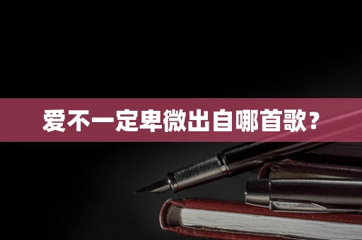 爱不一定卑微出自哪首歌？