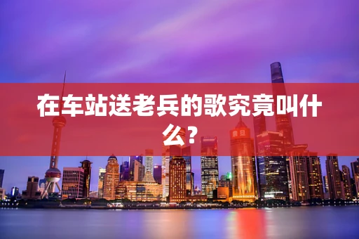 在车站送老兵的歌究竟叫什么？