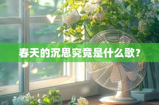 春天的沉思究竟是什么歌？
