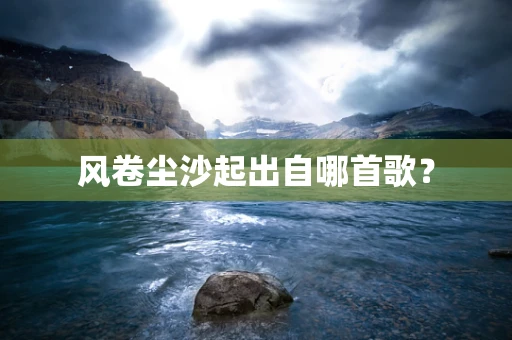 风卷尘沙起出自哪首歌？