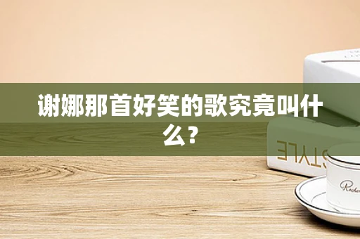 谢娜那首好笑的歌究竟叫什么？