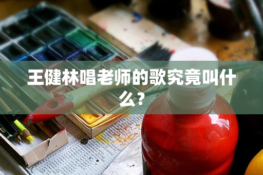 王健林唱老师的歌究竟叫什么？