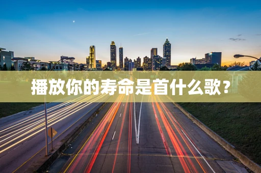 播放你的寿命是首什么歌？