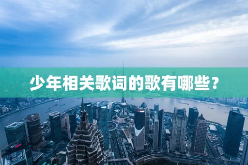 少年相关歌词的歌有哪些？