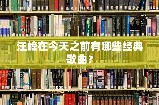汪峰在今天之前有哪些经典歌曲？