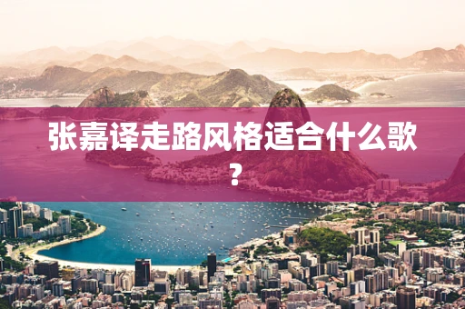 张嘉译走路风格适合什么歌？