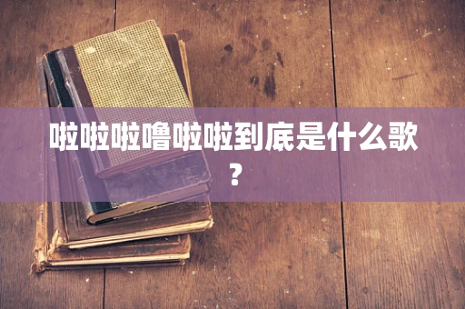啦啦啦噜啦啦到底是什么歌？