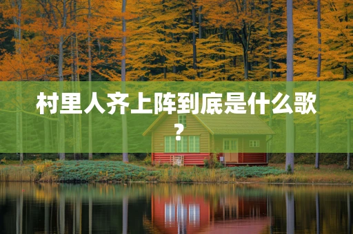 村里人齐上阵到底是什么歌？
