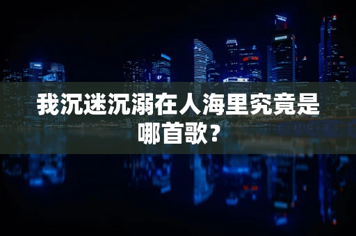 我沉迷沉溺在人海里究竟是哪首歌？