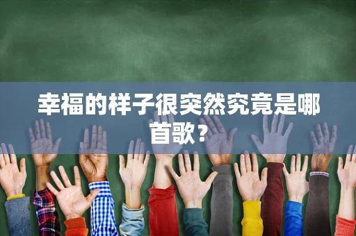 幸福的样子很突然究竟是哪首歌？