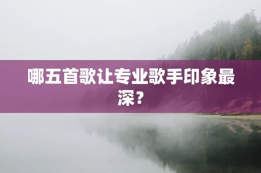 哪五首歌让专业歌手印象最深？