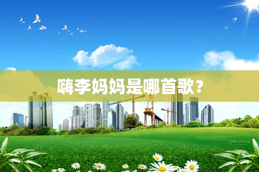 嗨李妈妈是哪首歌？