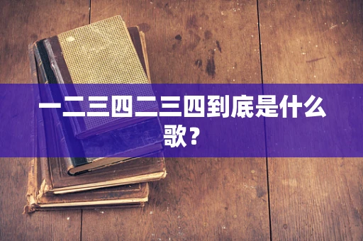 一二三四二三四到底是什么歌？