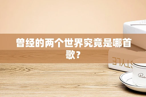 曾经的两个世界究竟是哪首歌？