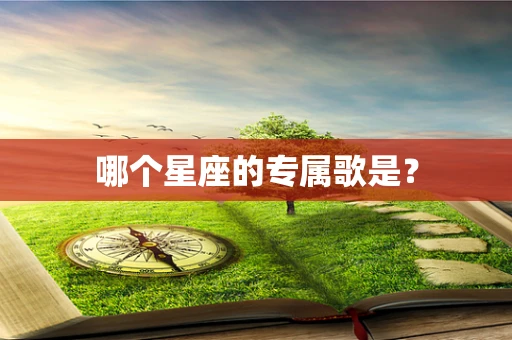 哪个星座的专属歌是？