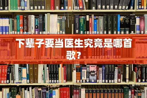 下辈子要当医生究竟是哪首歌？