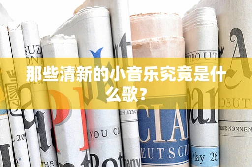 那些清新的小音乐究竟是什么歌？