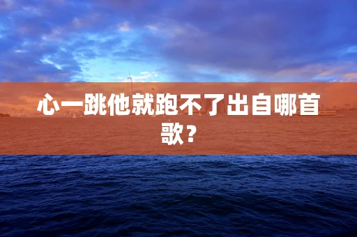 心一跳他就跑不了出自哪首歌？