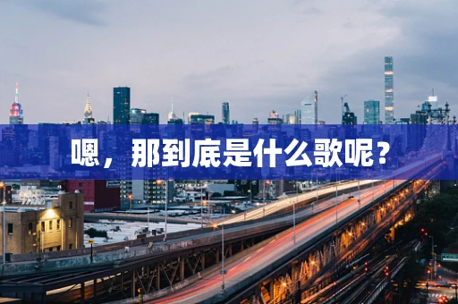 嗯，那到底是什么歌呢？