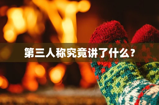 第三人称究竟讲了什么？