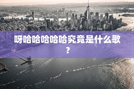 呀哈哈哈哈哈究竟是什么歌？