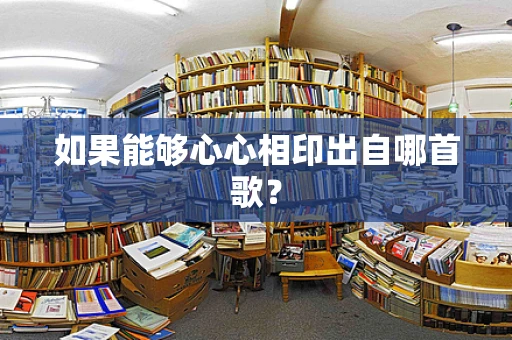 如果能够心心相印出自哪首歌？