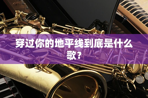 穿过你的地平线到底是什么歌？