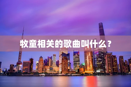牧童相关的歌曲叫什么？