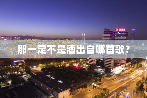 那一定不是酒出自哪首歌？