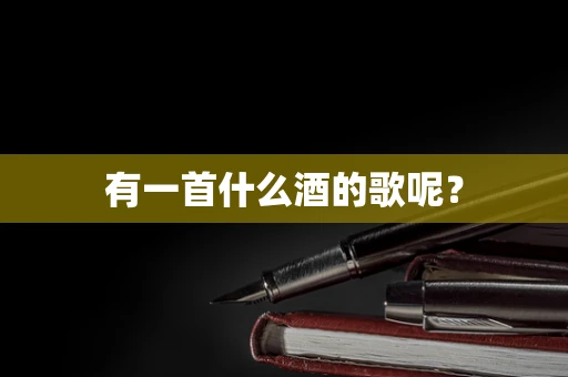 有一首什么酒的歌呢？