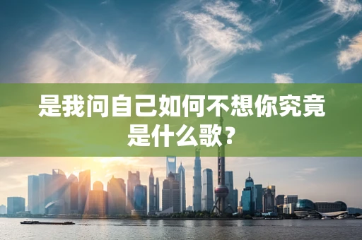 是我问自己如何不想你究竟是什么歌？