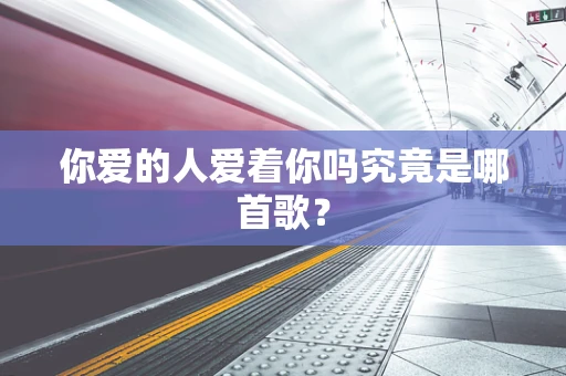 你爱的人爱着你吗究竟是哪首歌？