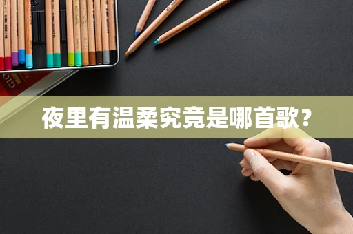 夜里有温柔究竟是哪首歌？