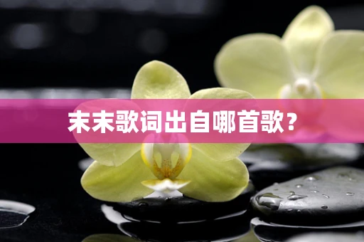末末歌词出自哪首歌？