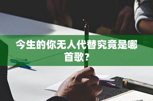 今生的你无人代替究竟是哪首歌？