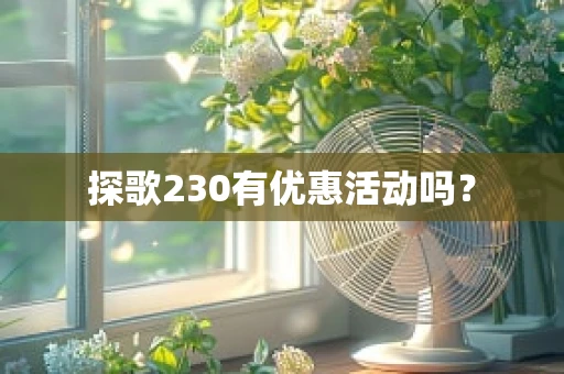 探歌230有优惠活动吗？