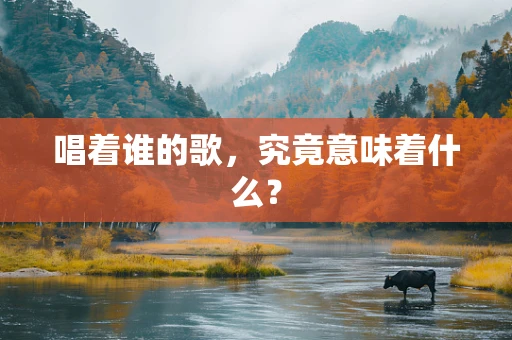唱着谁的歌，究竟意味着什么？
