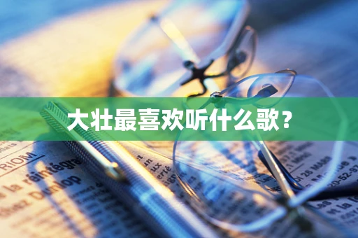 大壮最喜欢听什么歌？
